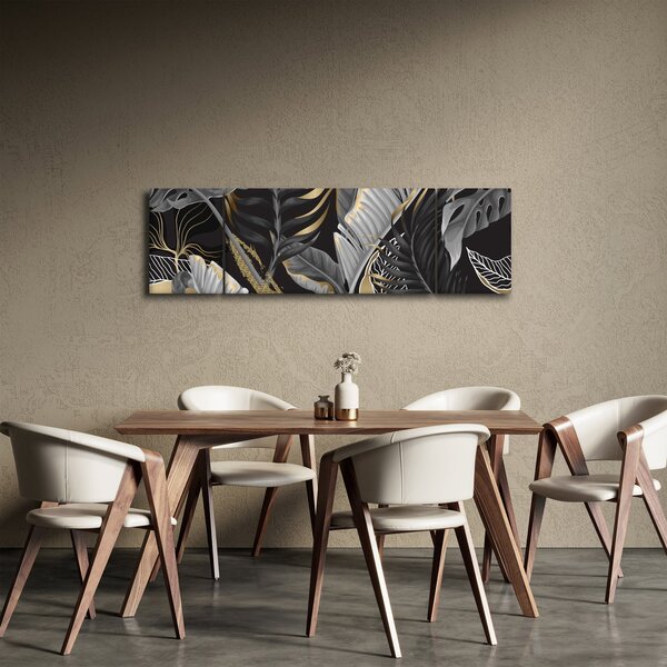 Obraz - Zlatá džungle (170x50 cm)