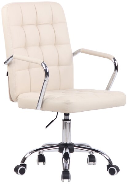 Kancelářská židle Ikast - umělá kůže | krémová
