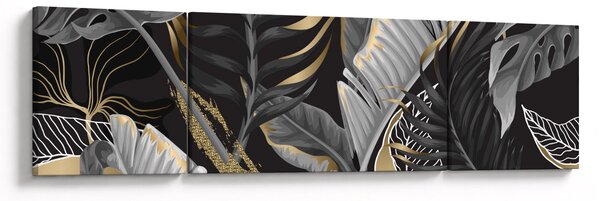Obraz - Zlatá džungle (170x50 cm)