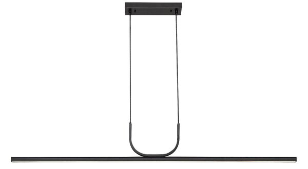 Rabalux Černé závěsné LED svítidlo Elia 1200mm 25W 72127
