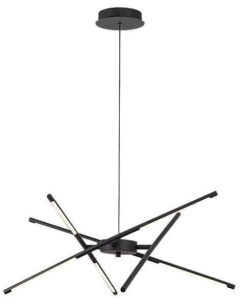Rabalux Černé závěsné LED svítidlo Henli 760mm 30W 72237