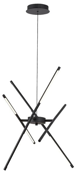 Rabalux Černé závěsné LED svítidlo Henli 760mm 30W 72237