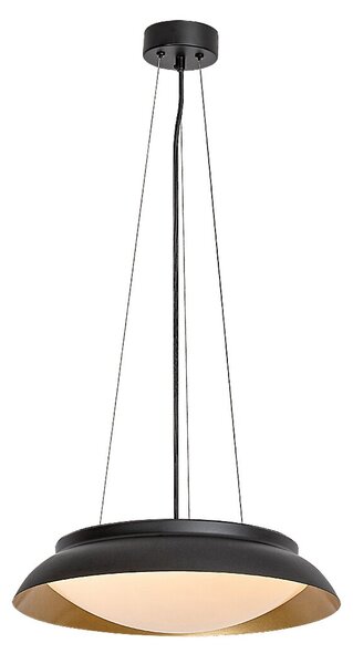 Rabalux Černo-zlaté závěsné LED svítidlo Hafsa 400mm 24W 72134