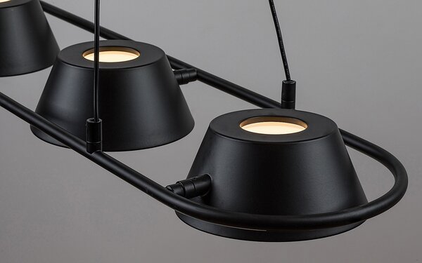 Rabalux Černé závěsné LED svítidlo Odiss 1000mm 36W 72218