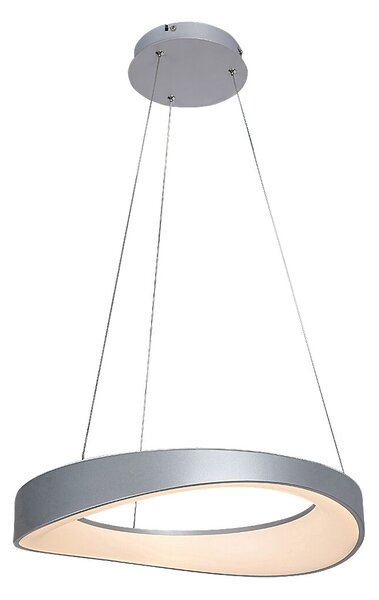 Rabalux Stříbrné závěsné LED svítidlo Iliana 520mm 56W 72236