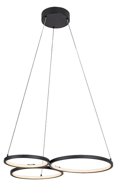 Rabalux Černé závěsné LED svítidlo Formand 610mm 38W 72297