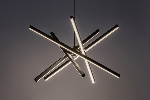 Rabalux Černé závěsné LED svítidlo Matilde 560mm 48W 72267