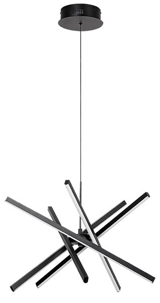 Rabalux Černé závěsné LED svítidlo Matilde 560mm 48W 72267