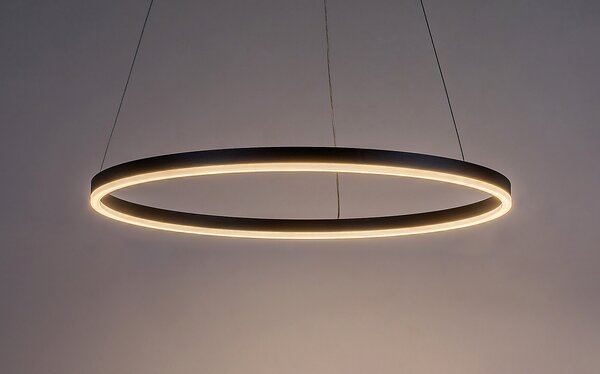 Rabalux Černé závěsné LED svítidlo Isaure 600mm 35W CCT 72301