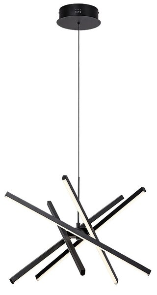 Rabalux Černé závěsné LED svítidlo Matilde 560mm 48W 72267