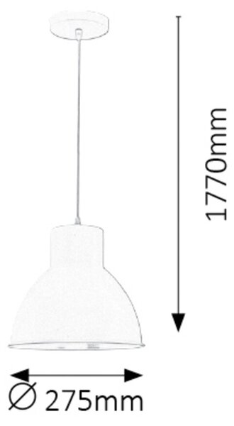 Rabalux Antracitový závěsný lustr Derek pro žárovku E27 2578
