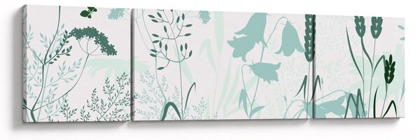 Obraz - Louka vektor (170x50 cm)