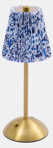 Sinsay - Stolní lampa se vzorovaným stínidlem - zlatá