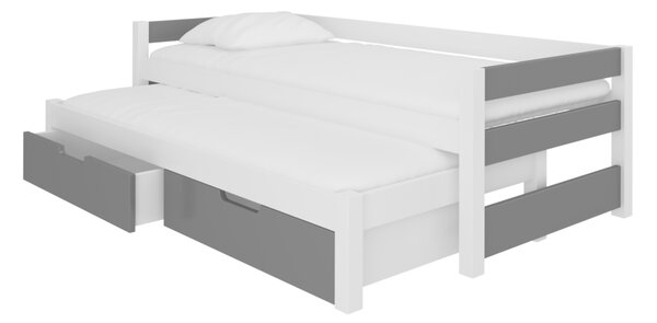 Dětská postel SAGA, 200x90, šedá