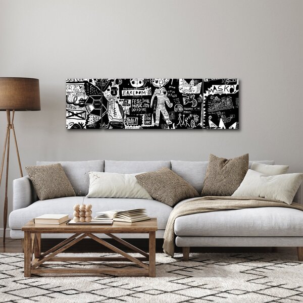 Obraz - Graffiti (170x50 cm)