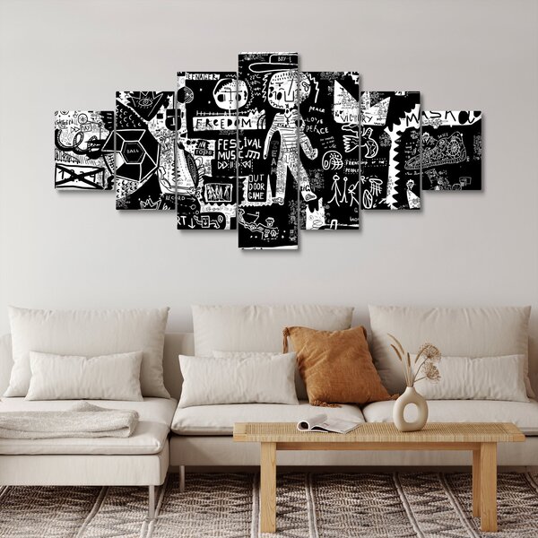 Obraz - Graffiti (210x100 cm)