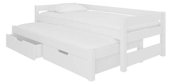 Dětská postel FRAGA, 200x90, bílá