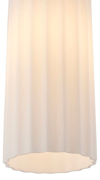 Nordlux Bílý závěsný lustr Miella pro žárovku E27 ø10cm 2412523001