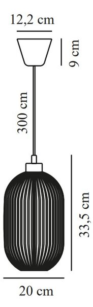 Nordlux Závěsný lustr z opálového skla Milford pro žárovku E27 ø20cm 46573001