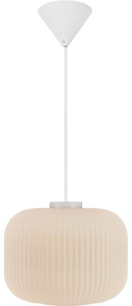 Nordlux Závěsný lustr z opálového skla Milford pro žárovku E27 ø30cm 46583001