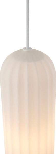 Nordlux Bílý závěsný lustr Miella pro žárovku E27 ø10cm 2412523001