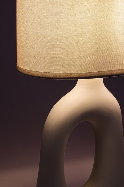 Rabalux Bílá stolní lampa Sylira pro žárovku E14 74070