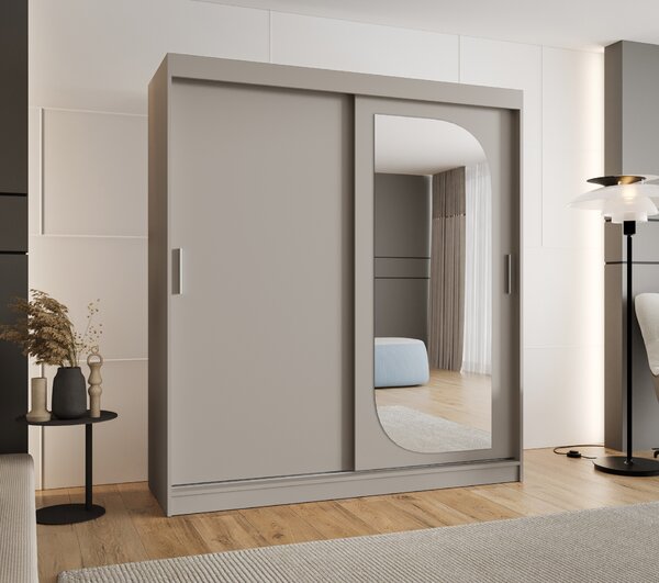 Šatní skříň 180 cm Lulu (kašmír). Akce -20%
