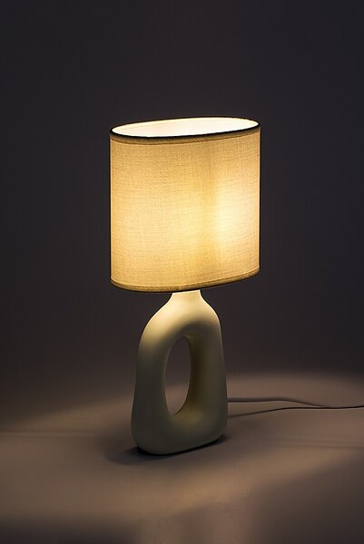 Rabalux Bílá stolní lampa Sylira pro žárovku E14 74070