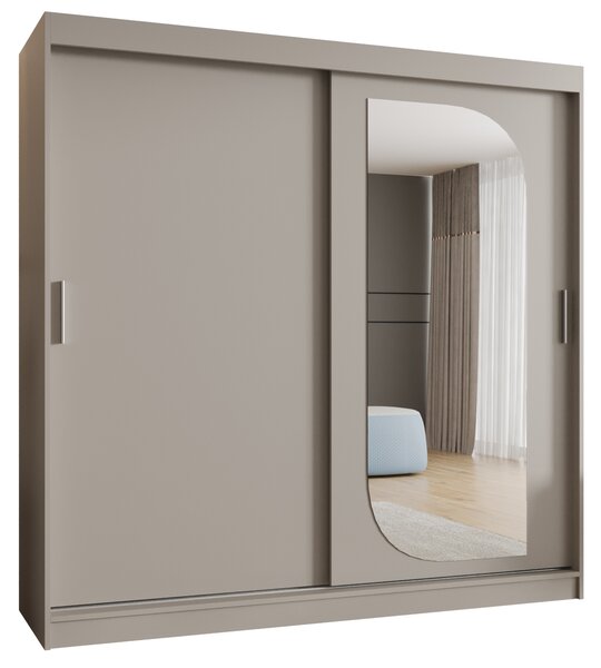 Šatní skříň 200 cm Lulu (kašmír). Akce -20%