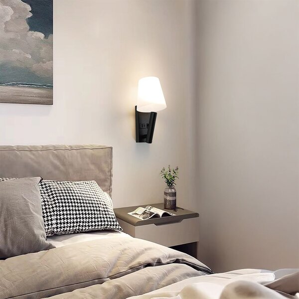 LED Solution Černé nástěnné LED svítidlo s USB/PD nabíjením 2W 240016