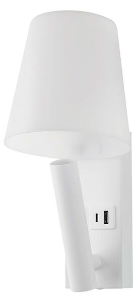 LED Solution Bílé nástěnné LED svítidlo s USB/PD nabíjením 2W 240006