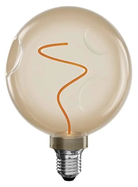 EMOS LED žárovka Filament jantar G125 4,5W E27 Z50B11