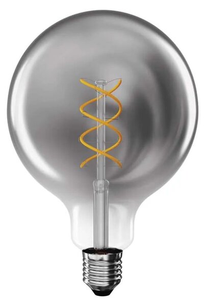 EMOS LED žárovka Filament kouřová G125 4,5W E27 Z58311