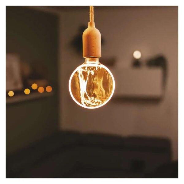 EMOS LED žárovka Filament jantar G130 4W E27 Z5BO11