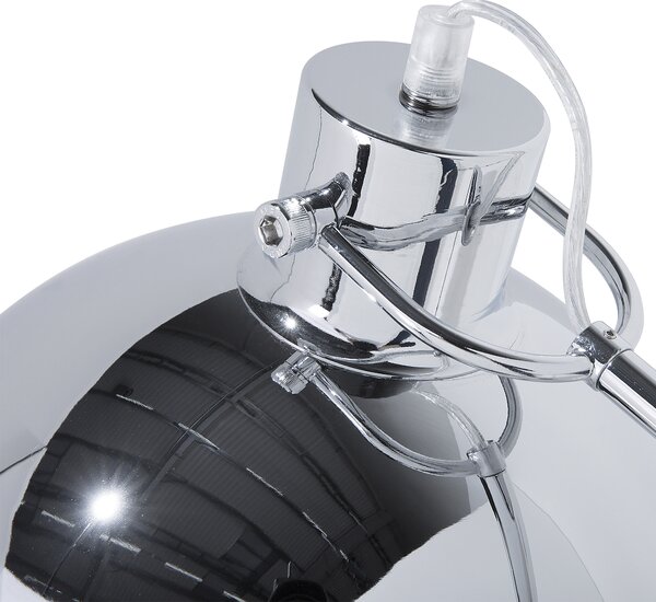 Stojací lampa DINTEL Kov Stříbrná