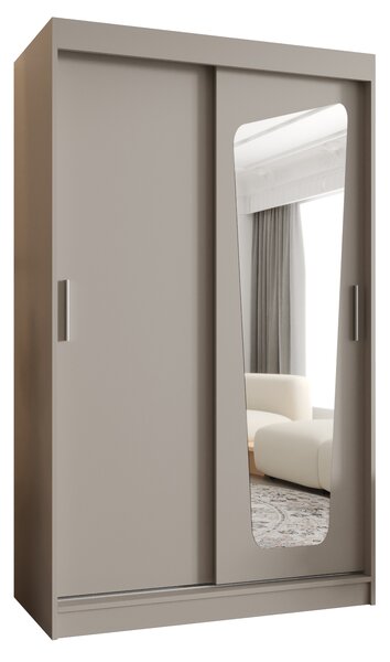 Šatní skříň 120 cm Mokka (kašmír). Akce -21%