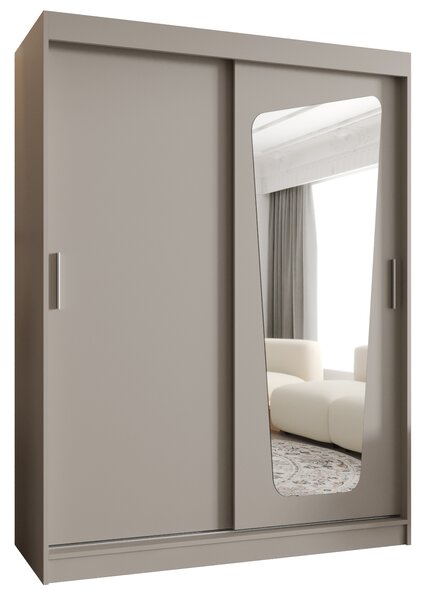Šatní skříň 150 cm Mokka (kašmír). Akce -21%