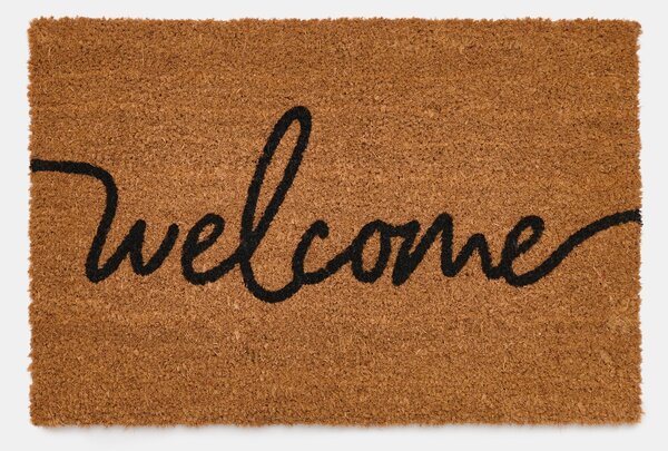 Sinsay - Rohožka s nápisem Welcome - béžová