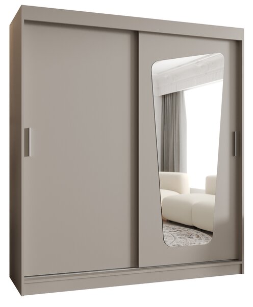 Šatní skříň 180 cm Mokka (kašmír). Akce -20%