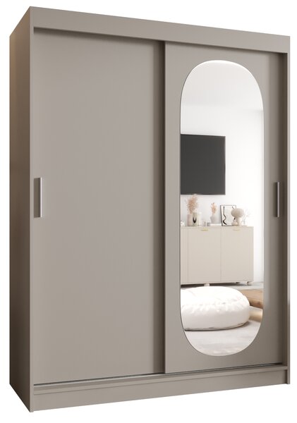 Šatní skříň 150 cm Ronny (kašmír). Akce -21%