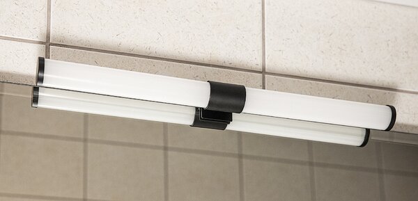 Rabalux Černé LED svítidlo nad zrcadlo Zain 40cm 6W 75043