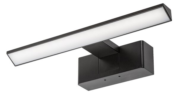 Rabalux Černé LED svítidlo nad zrcadlo 3v1 Loric 30cm 6W 75024