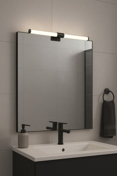 Rabalux Černé LED svítidlo nad zrcadlo Zain 40cm 6W 75043