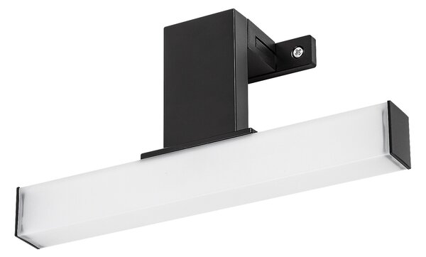 Rabalux Černé LED svítidlo nad zrcadlo 3v1 Oliro 20cm 4W 75050