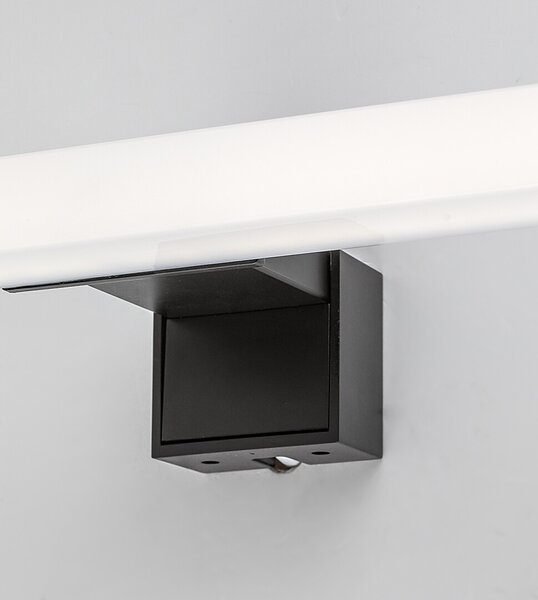 Rabalux Černé LED svítidlo nad zrcadlo 3v1 Oliro 60cm 9W 75052