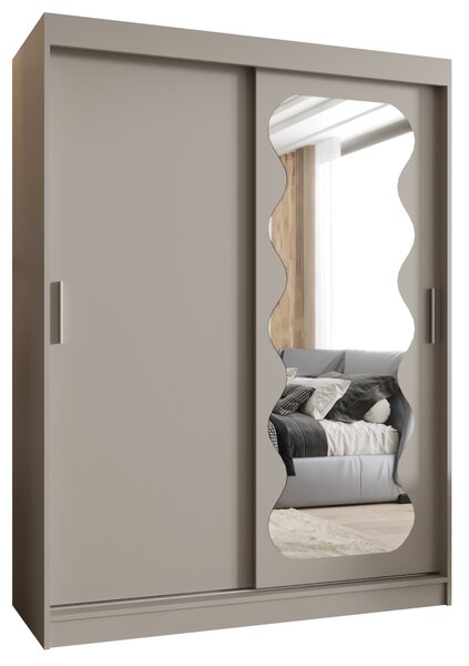 Šatní skříň 150 cm Spock (kašmír). Akce -21%