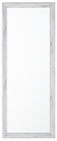 Nástěnné zrcadlo s bílým rámem 50x130 cm BENON