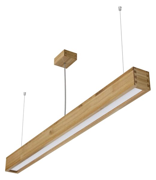 APLED Lineární závěsné LED svítidlo Look Woodline Dub 120cm 36W Barva světla: Teplá bílá 21184
