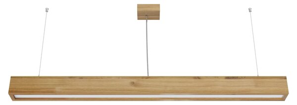 APLED Lineární závěsné LED svítidlo Look Woodline Dub 120cm 36W Barva světla: Teplá bílá 21184