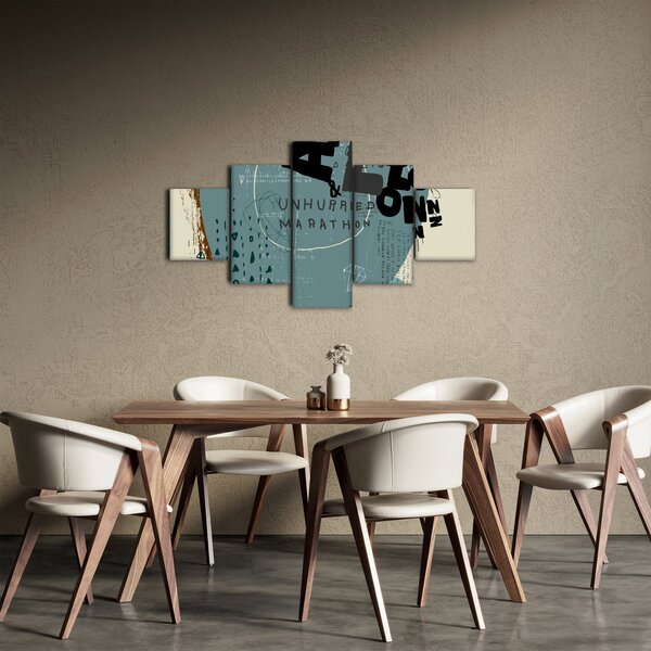 Obraz - Létající balón s duhou (125x70 cm)